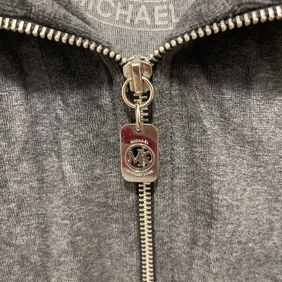 Michael Kors Charcoal Bomber Jacket - Picture 2 of 7